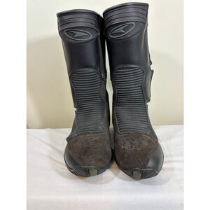 Men's AXO Black Motorcycle Boots Size 7